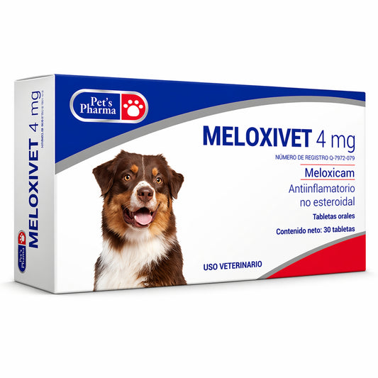 Meloxivet 4 mg – Antiinflamatorio, Analgésico y Antipirético para Perros y Gatos - Cosmos