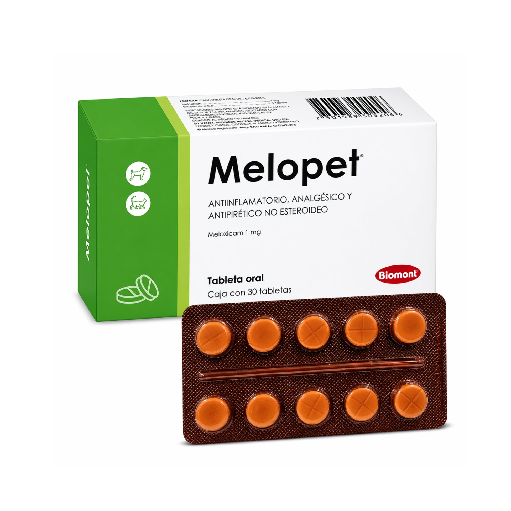 Melopet – Antiinflamatorio, Analgésico y Antipirético para Perros y Gatos - Cosmos