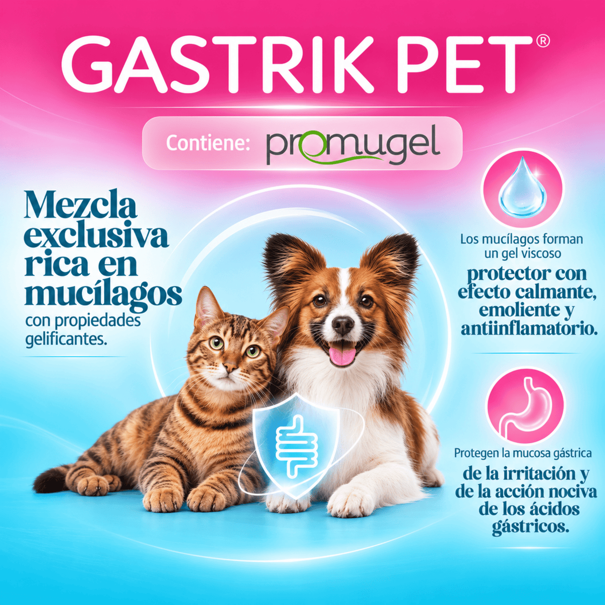 Gastrik Pet Life | Protector de la Mucosa Gástrica para Perros y Gatos - Cosmos