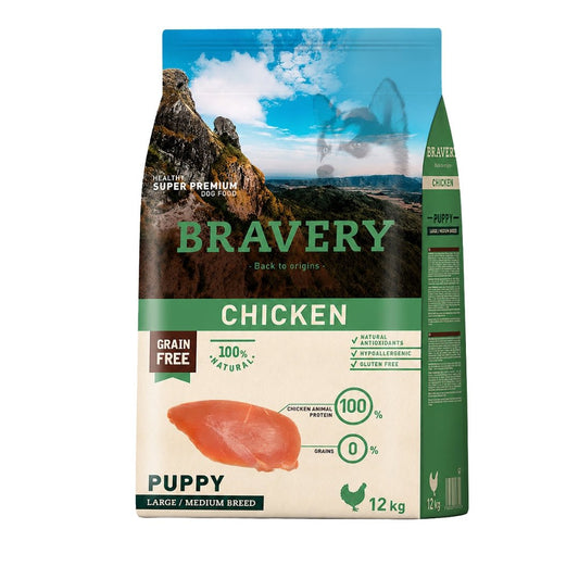 BRAVERY Pollo Puppy Razas Medianas y Grandes - Cosmos
