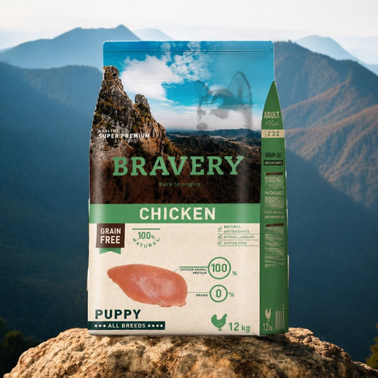 BRAVERY Pollo Puppy Razas Medianas y Grandes - Cosmos