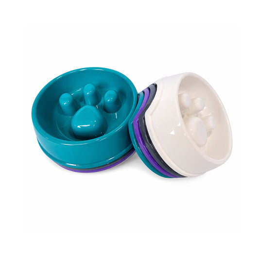 Plato Anti Ansiedad Huella para Perros – Slow Feeder - Cosmos