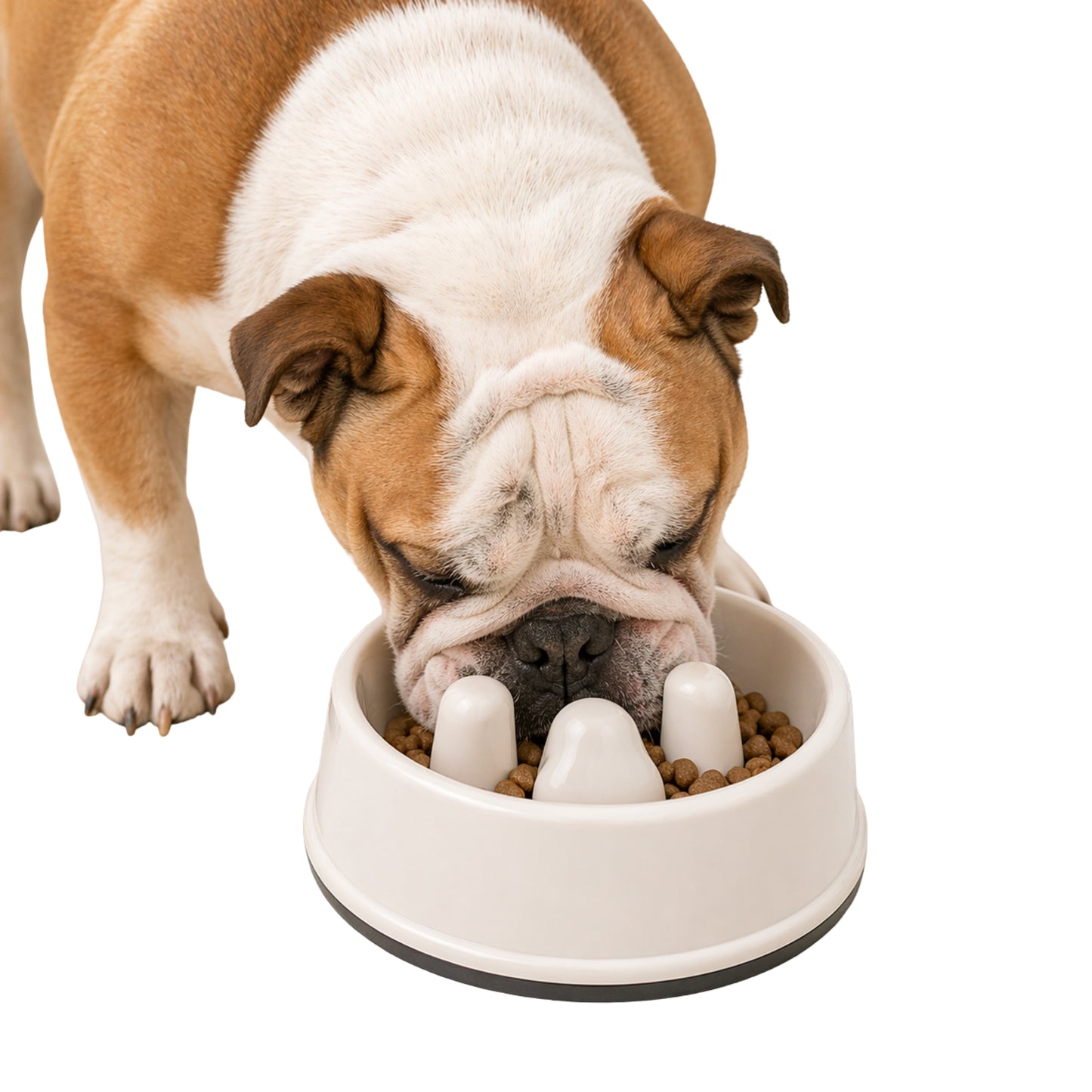 Plato Anti Ansiedad Huella para Perros – Slow Feeder - Cosmos