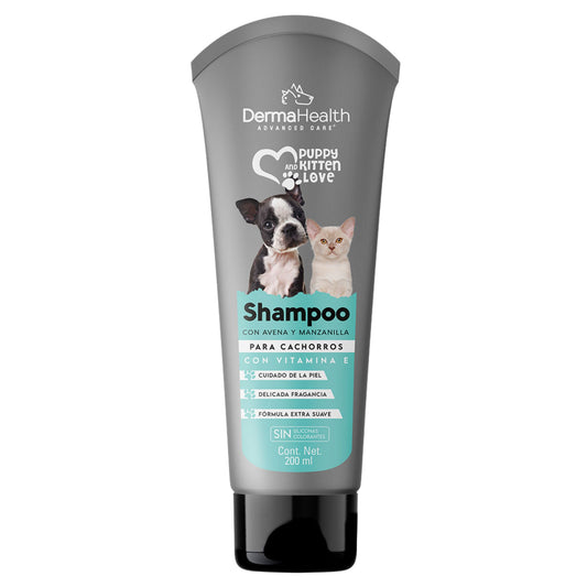 Derma Health – Advance Care – Puppy / Kitten Love Shampoo con avena y manzanilla para cachorros