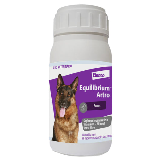 Equilibrium Artro – Suplemento Articular para Perros Senior