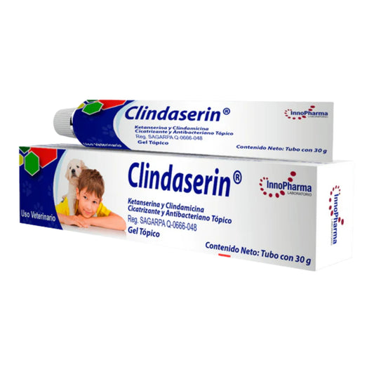 Clindaserin – Gel Cicatrizante y Antibiótico Tópico para Perros y Gatos