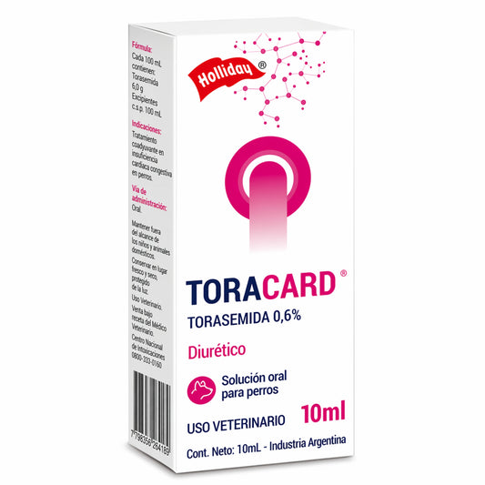 Toracard – Diurético Cardiovascular para Insuficiencia Cardíaca en Perros - Cosmos
