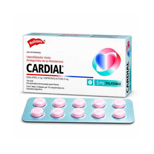 Cardial 5 mg – Vasodilatador y Protector Cardíaco para Perros - Cosmos