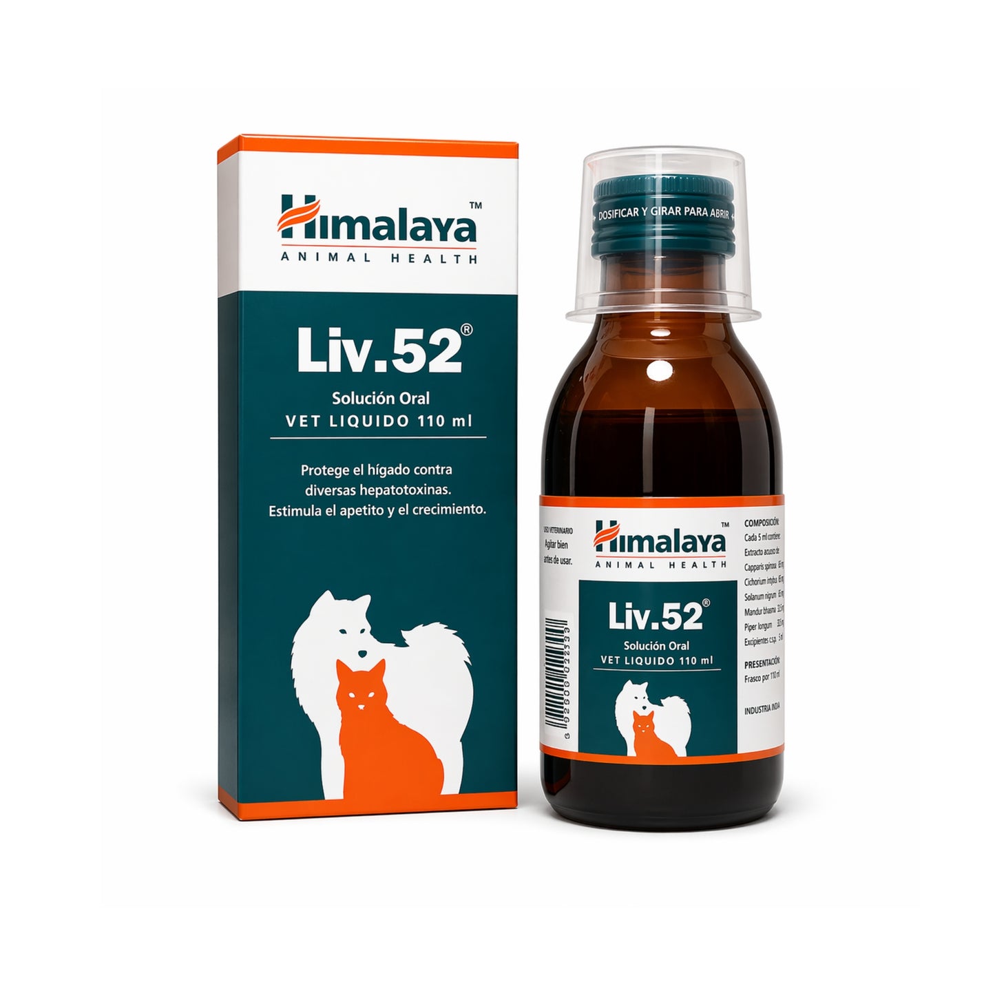 Liv.52 Vet – Protector Hepático y Estimulante del Apetito para Perros y Gatos - Cosmos