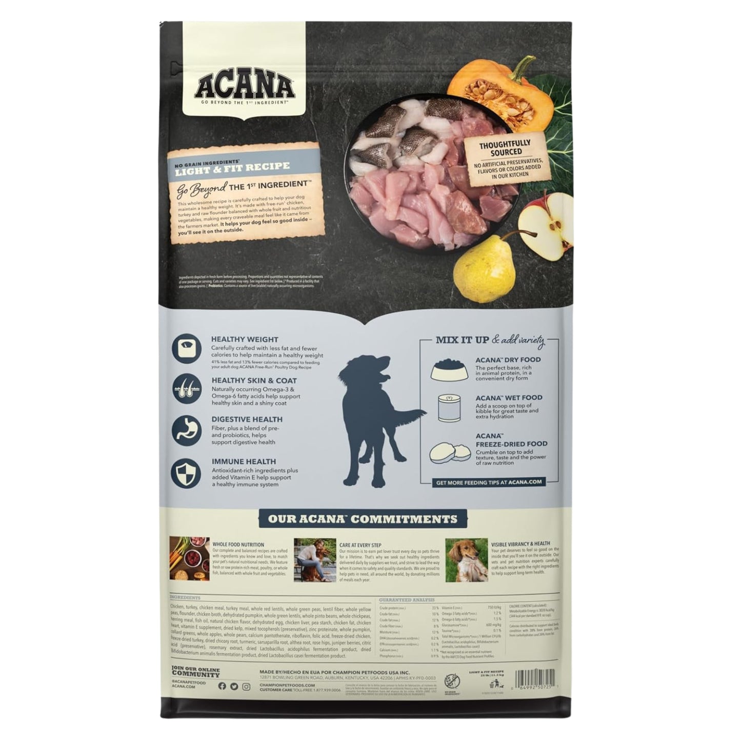 ACANA Light & Fit – El mejor alimento fit del mundo. Sin Granos - COSMOS