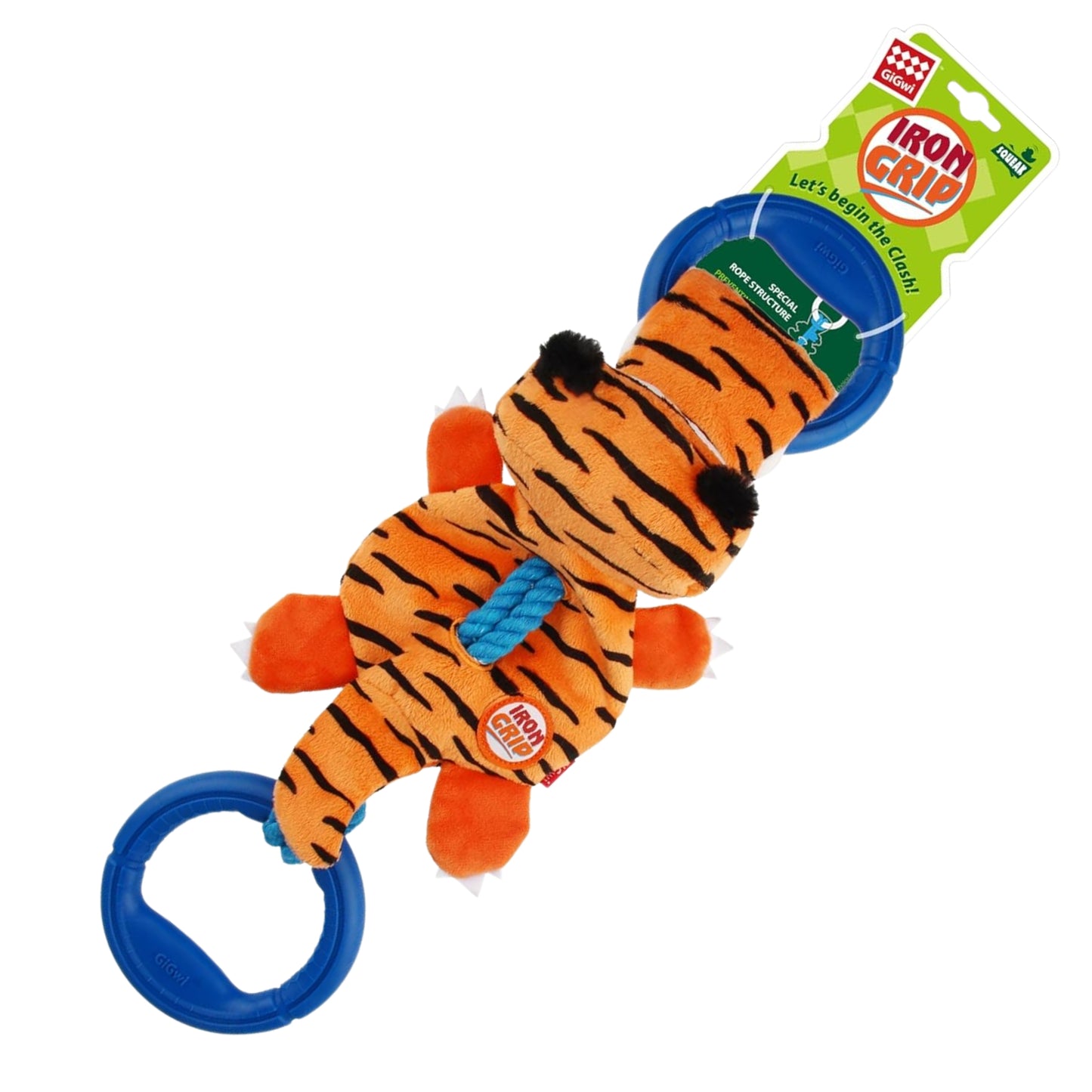 Juguete para perro GIGWI Iron Grip Tiger