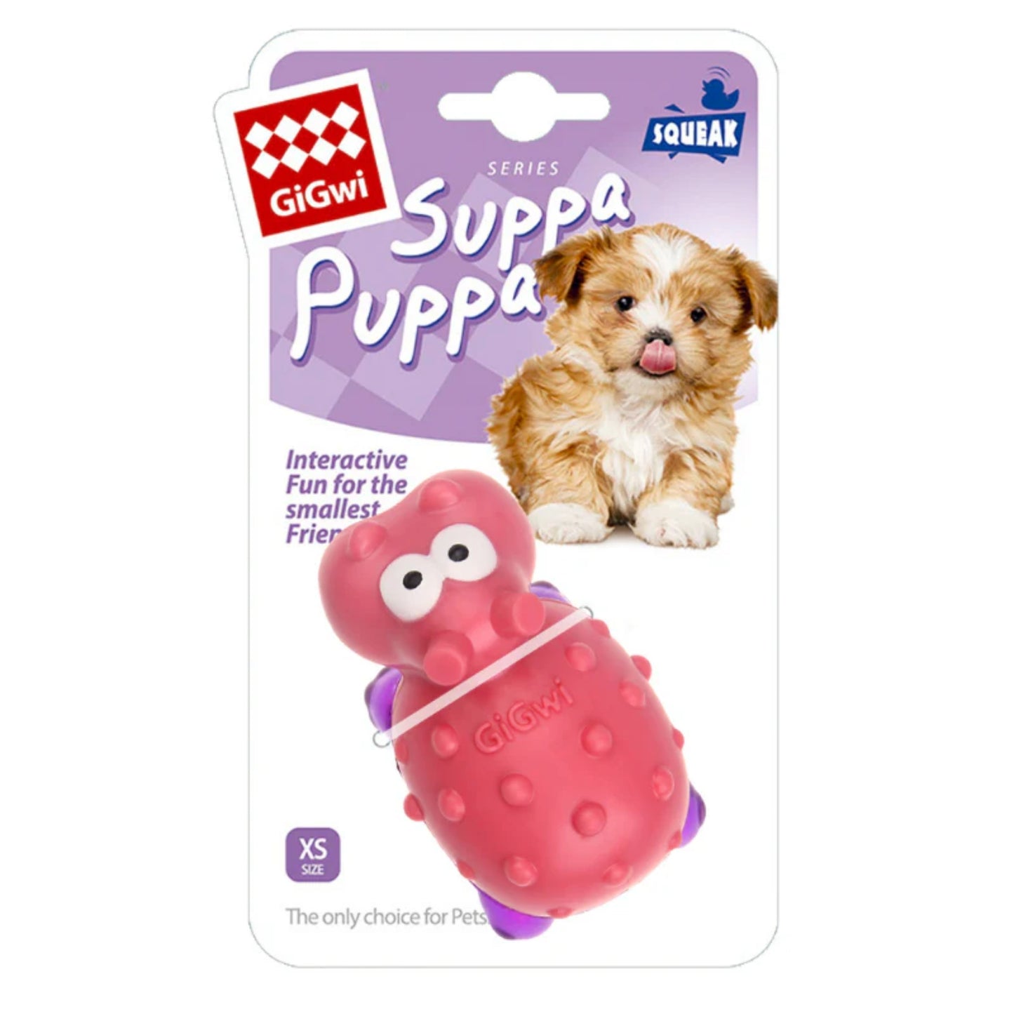Juguete para perro GIGWI Suppa Puppa Hippo - COSMOS