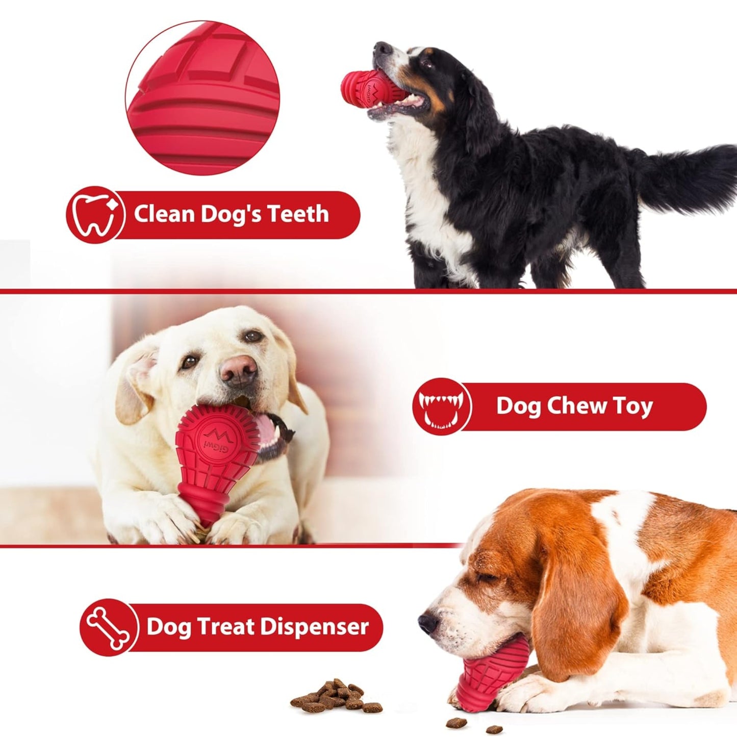 Juguete para perro GIGWI Bulb M - COSMOS