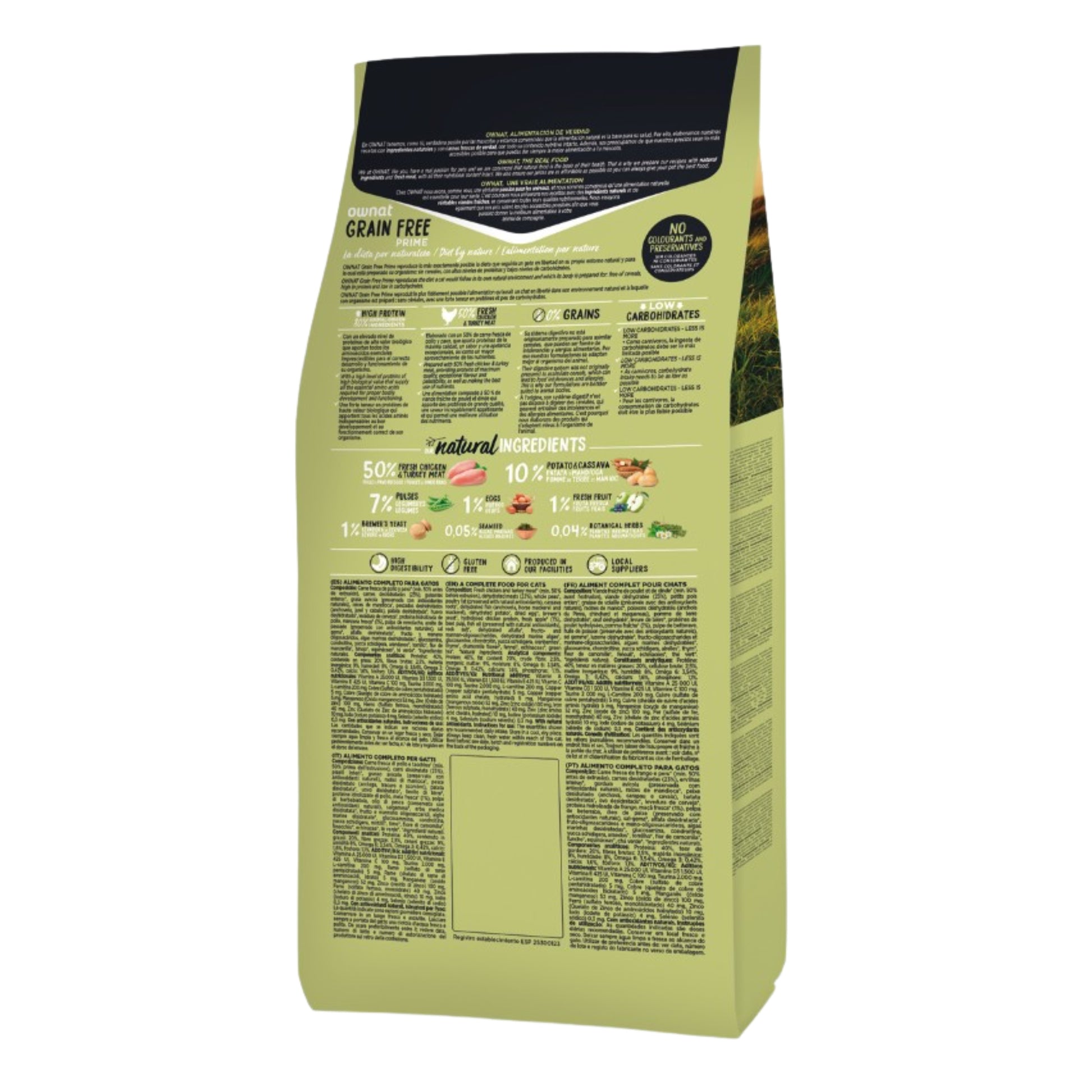 Ownat Gato Adulto Pollo y Pavo 3 kg - COSMOS