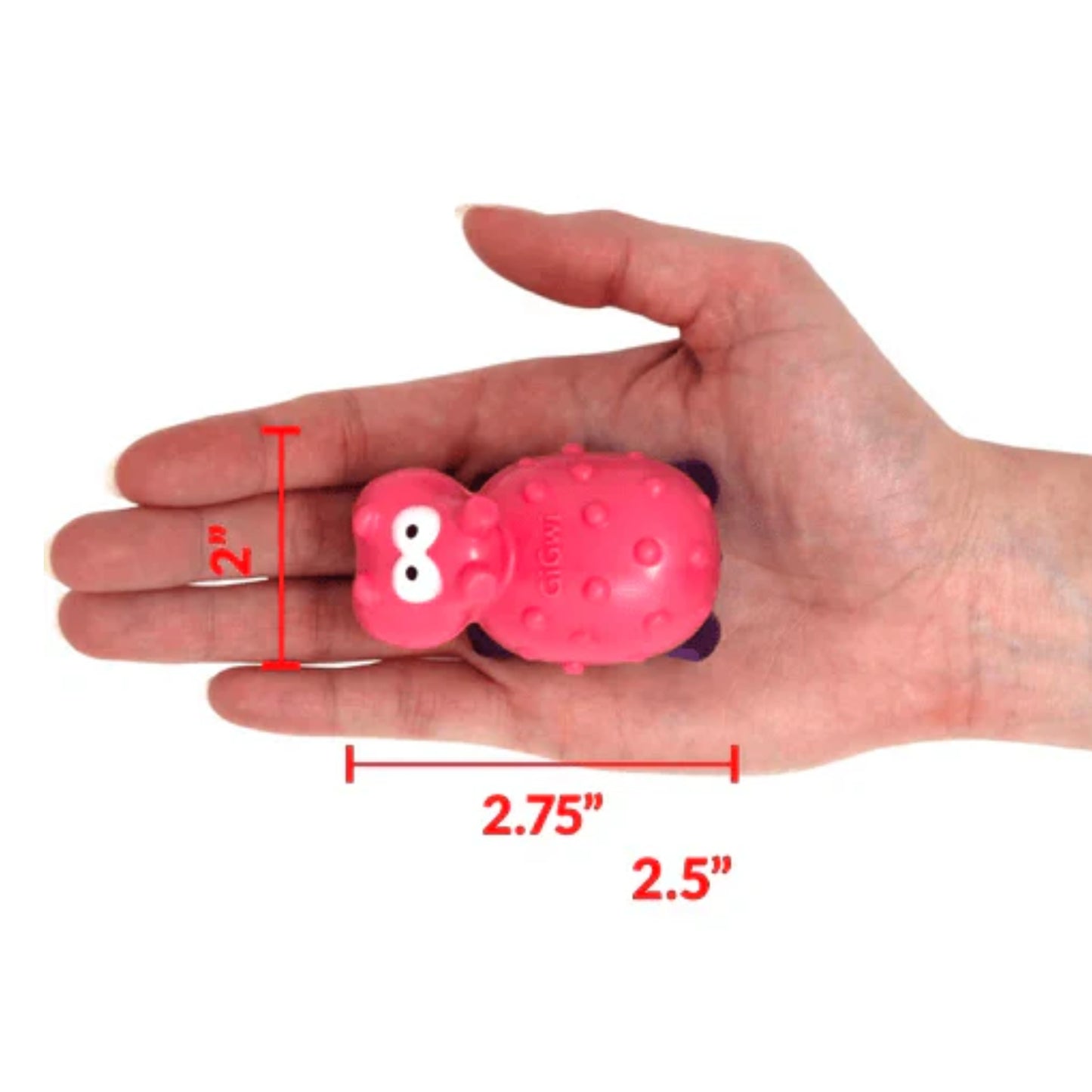 Juguete para perro GIGWI Suppa Puppa Hippo - COSMOS