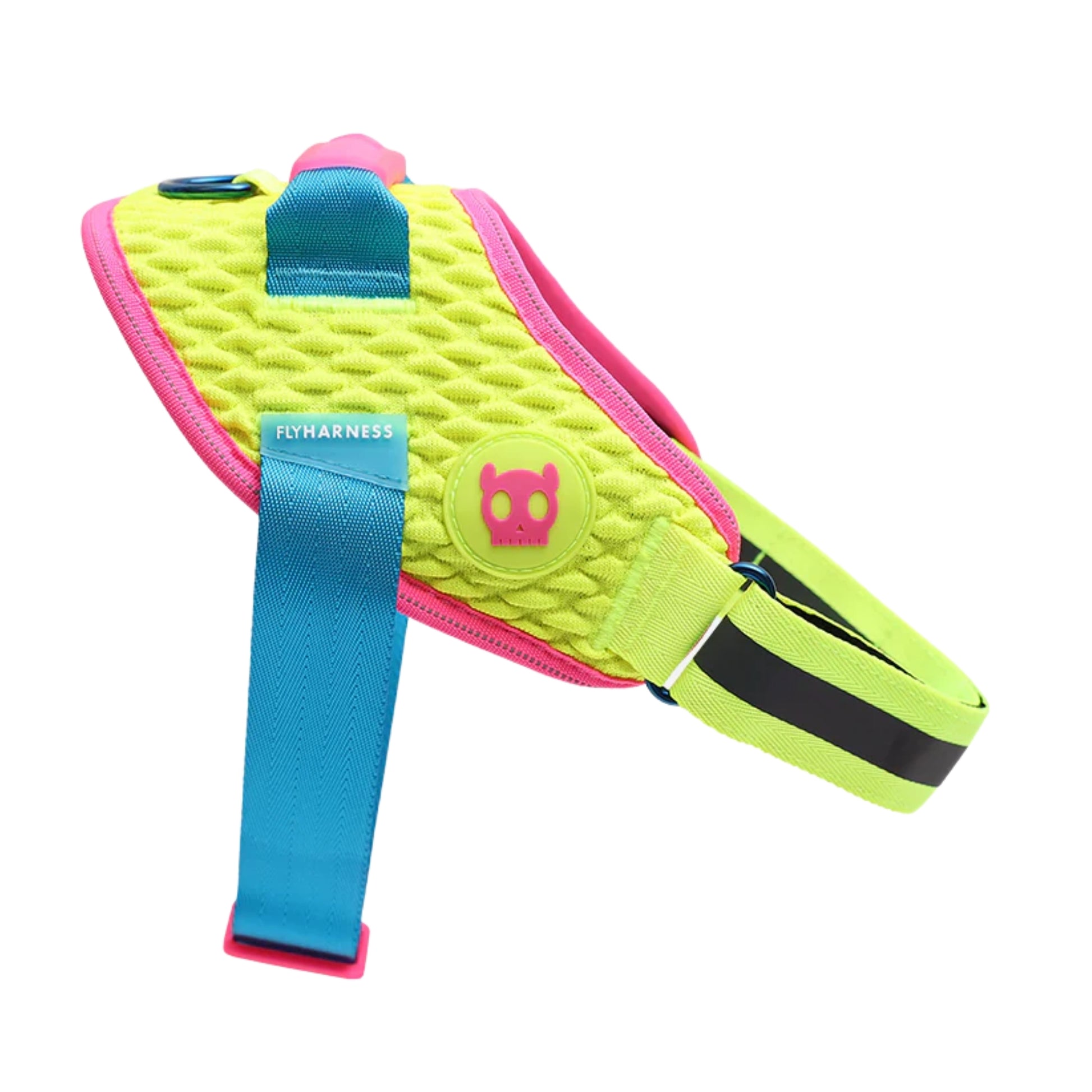 Pechera ZeeDog CMYK FlyHarness – Ajustable y Colorida - Cosmos