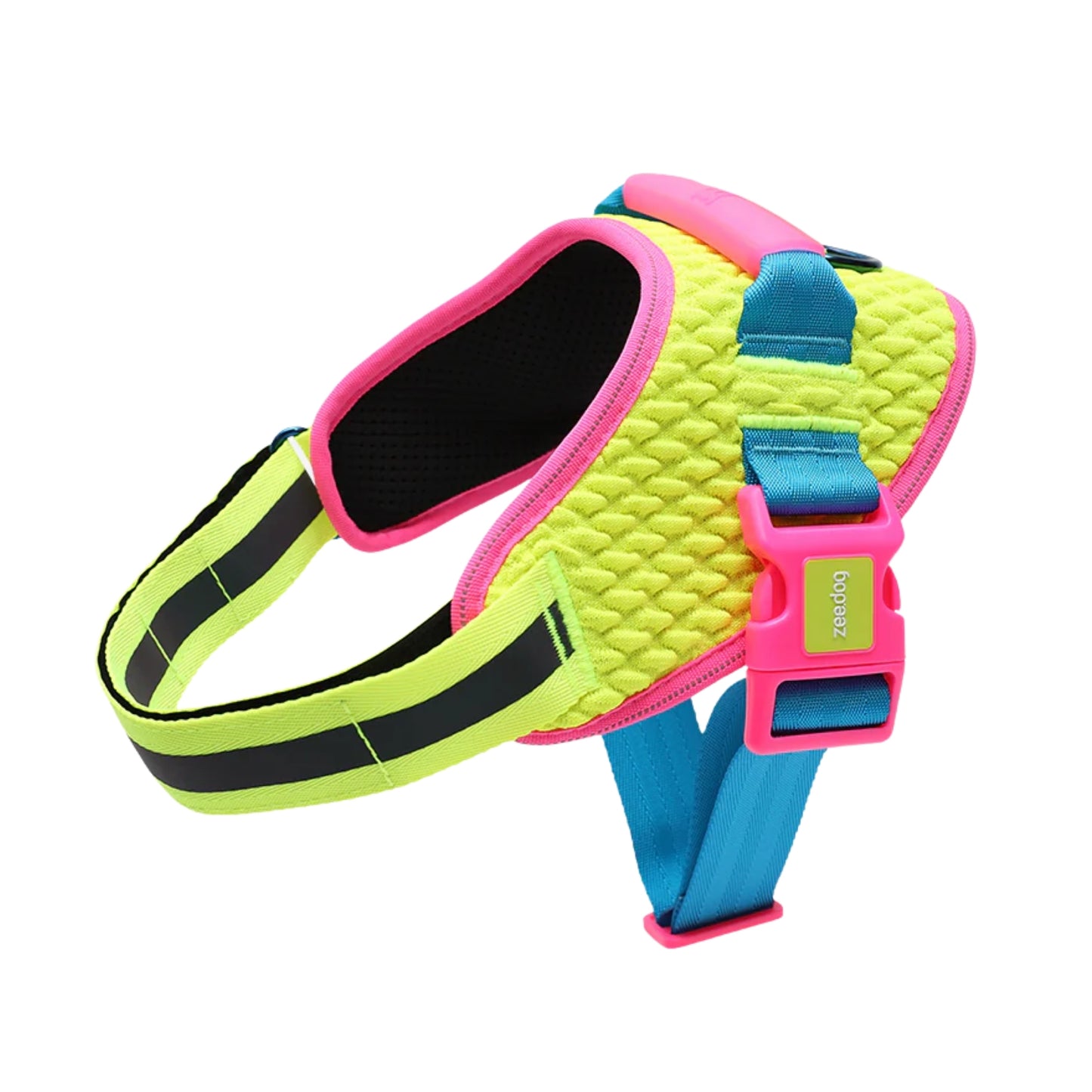 Pechera ZeeDog CMYK FlyHarness – Ajustable y Colorida - Cosmos