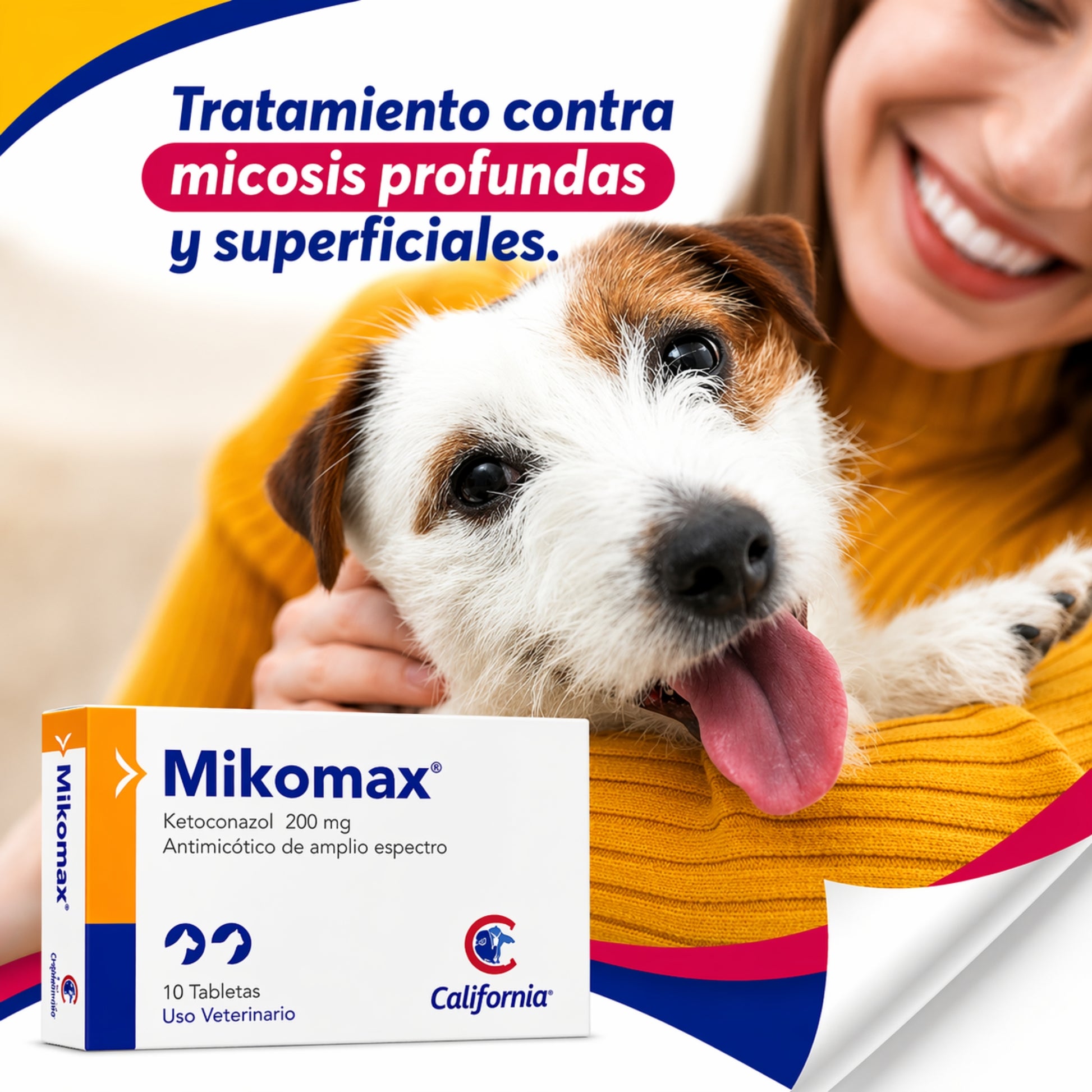 Mikomax 200 mg – Antimicótico de Amplio Espectro para Perros y Gatos - Cosmos