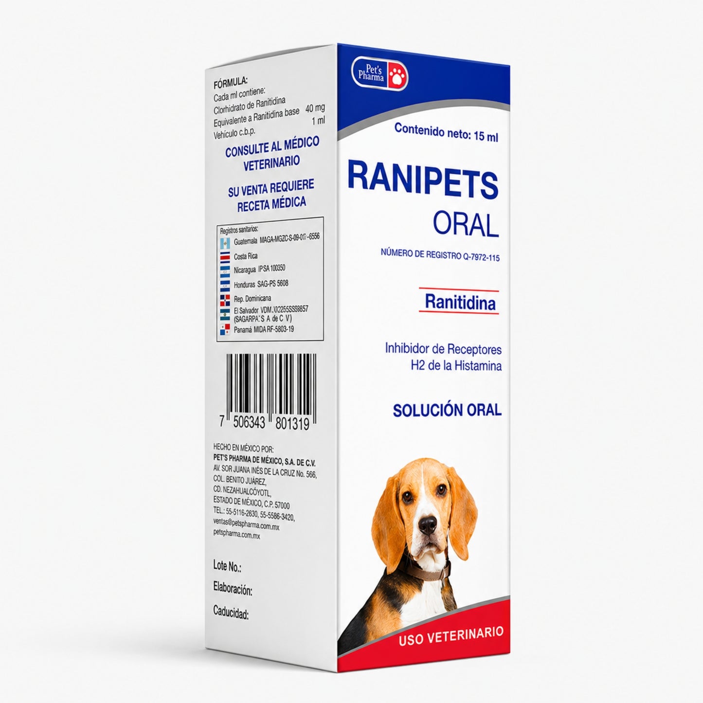 Ranipets Oral Ranitidina 15 mL – Protector Gástrico Perros y Gatos - Cosmos