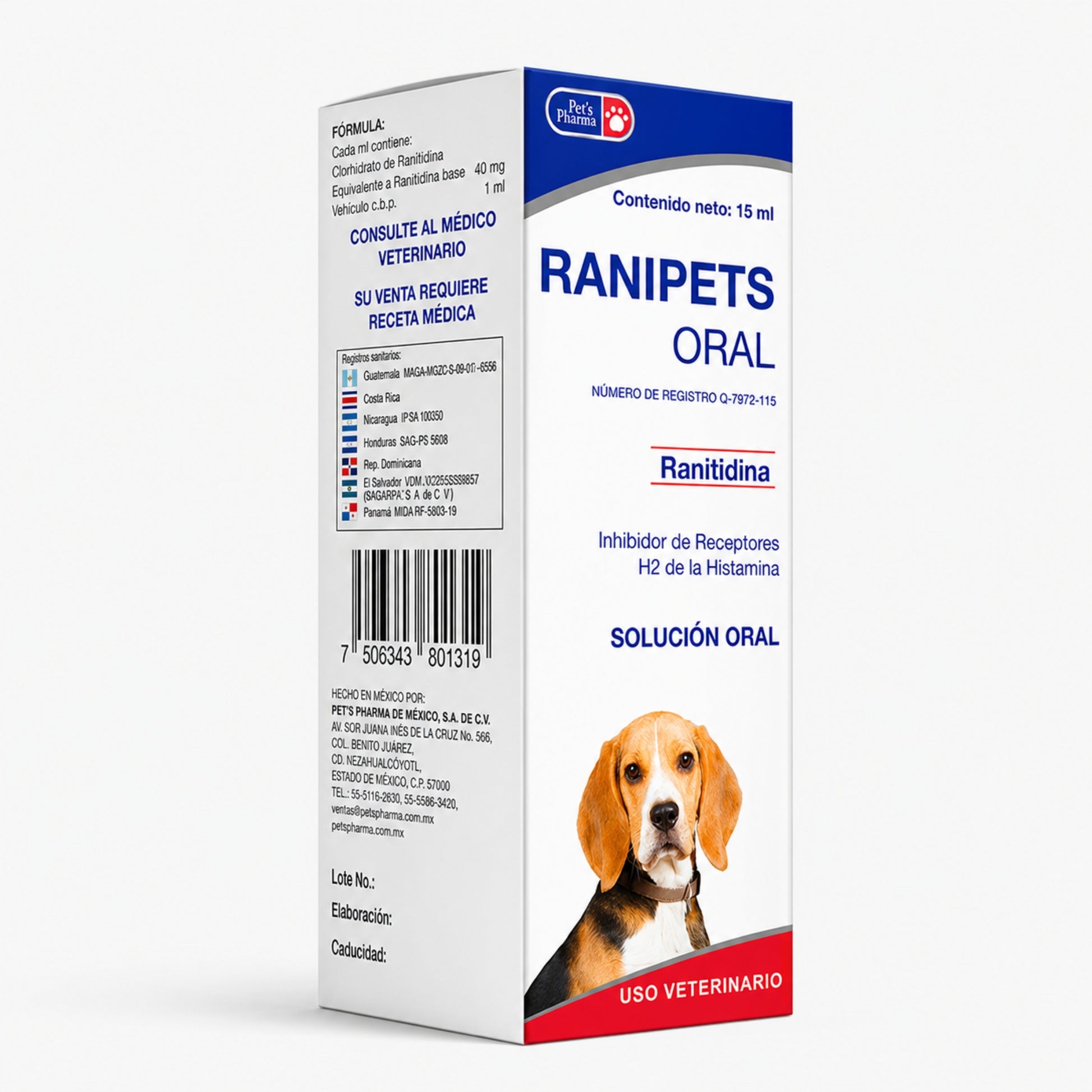 Ranipets Oral Ranitidina 15 mL – Protector Gástrico Perros y Gatos - Cosmos