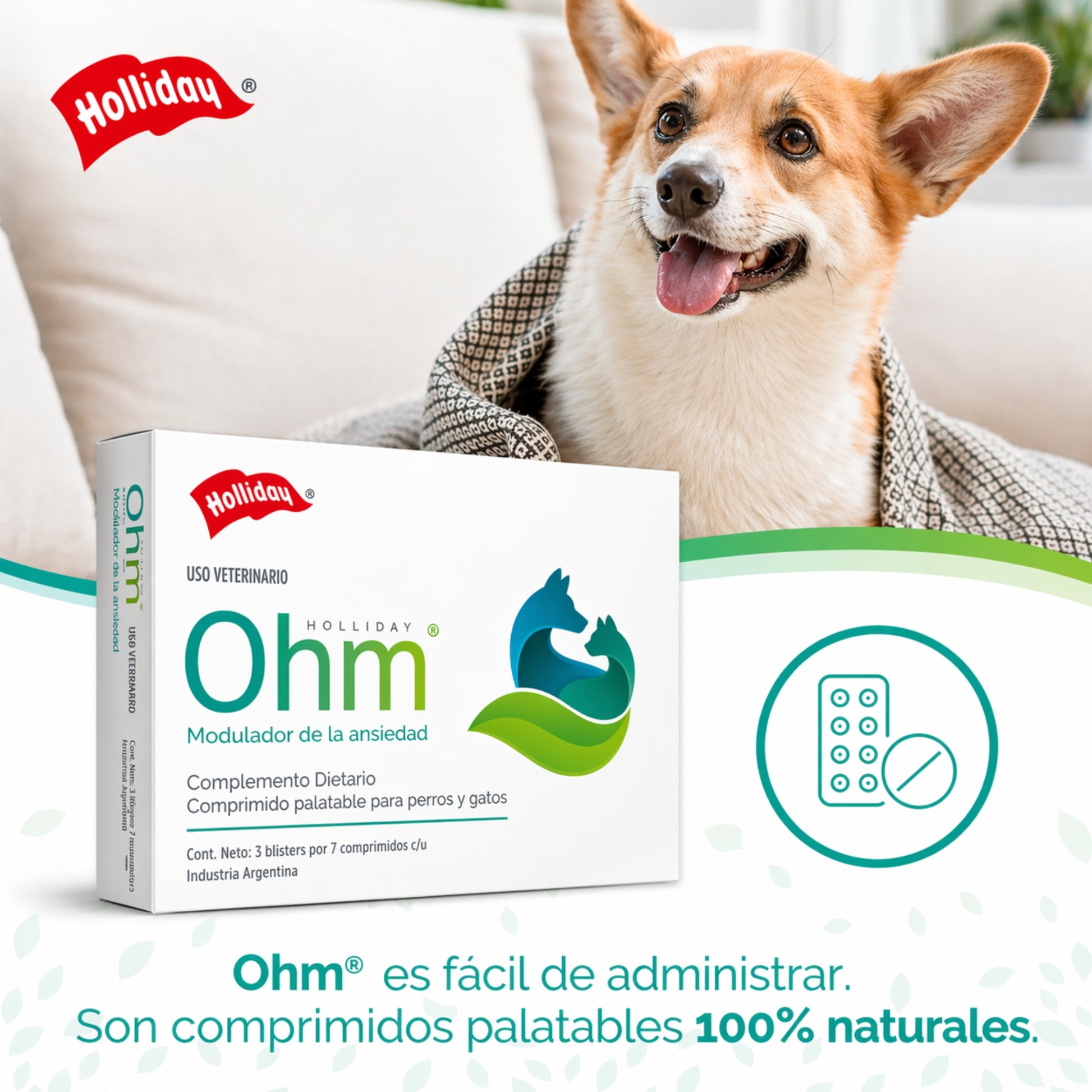 OHM – Modulador de Ansiedad y Estrés para Perros y Gatos - Cosmos
