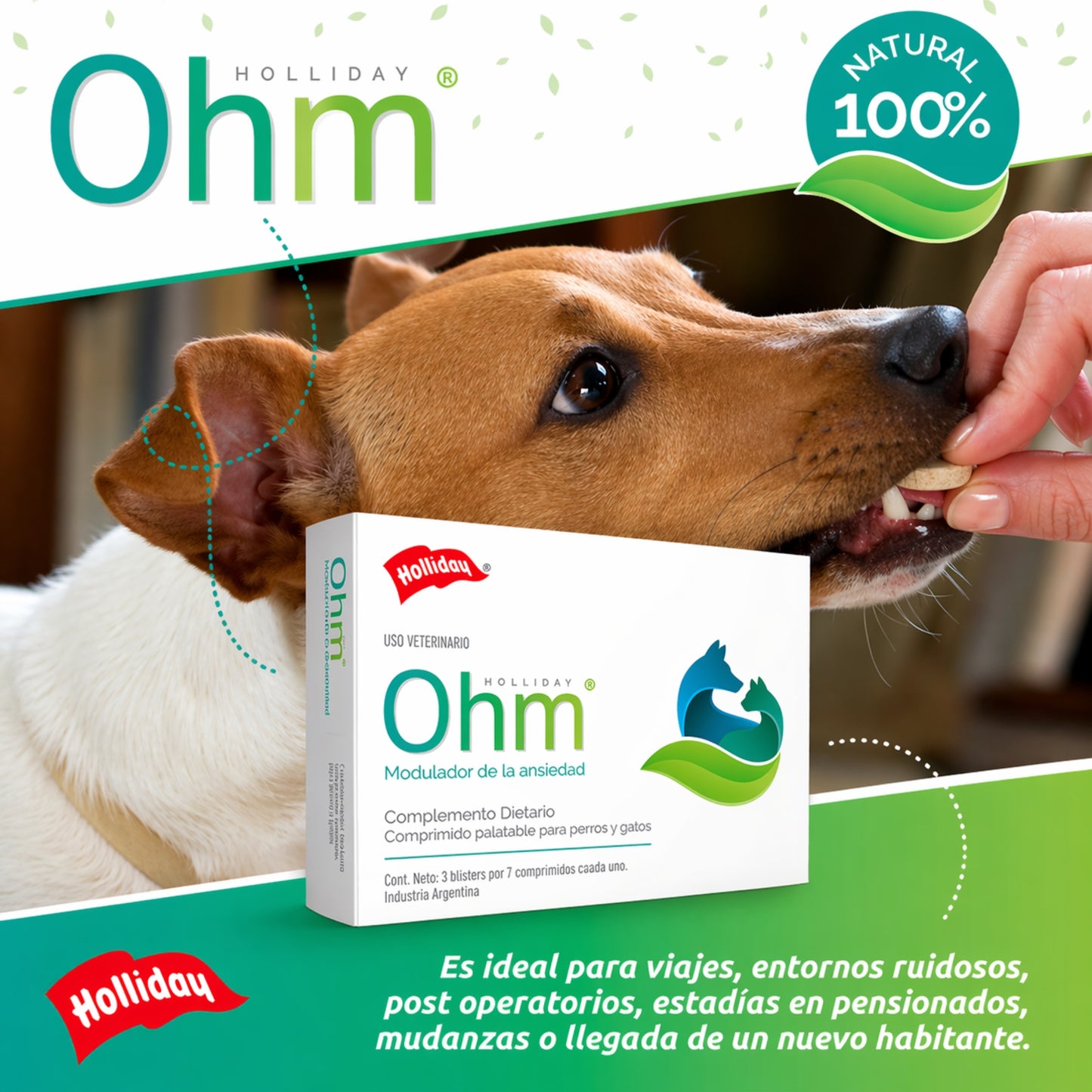 OHM – Modulador de Ansiedad y Estrés para Perros y Gatos - Cosmos
