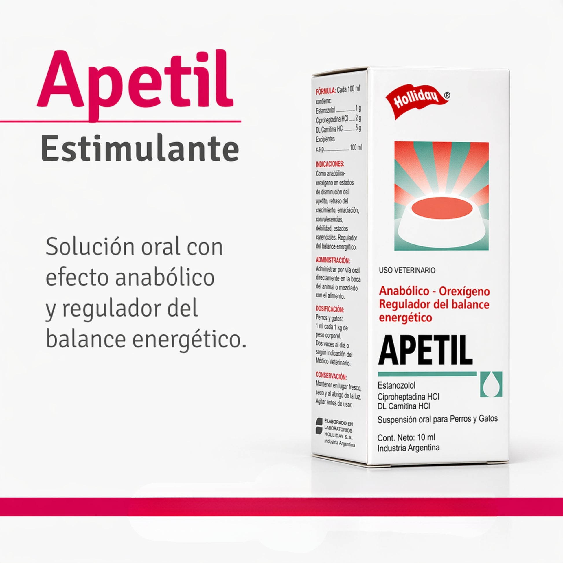 Apetil Gotas 10 ml – Estimulante del Apetito para Perros y Gatos - Cosmos