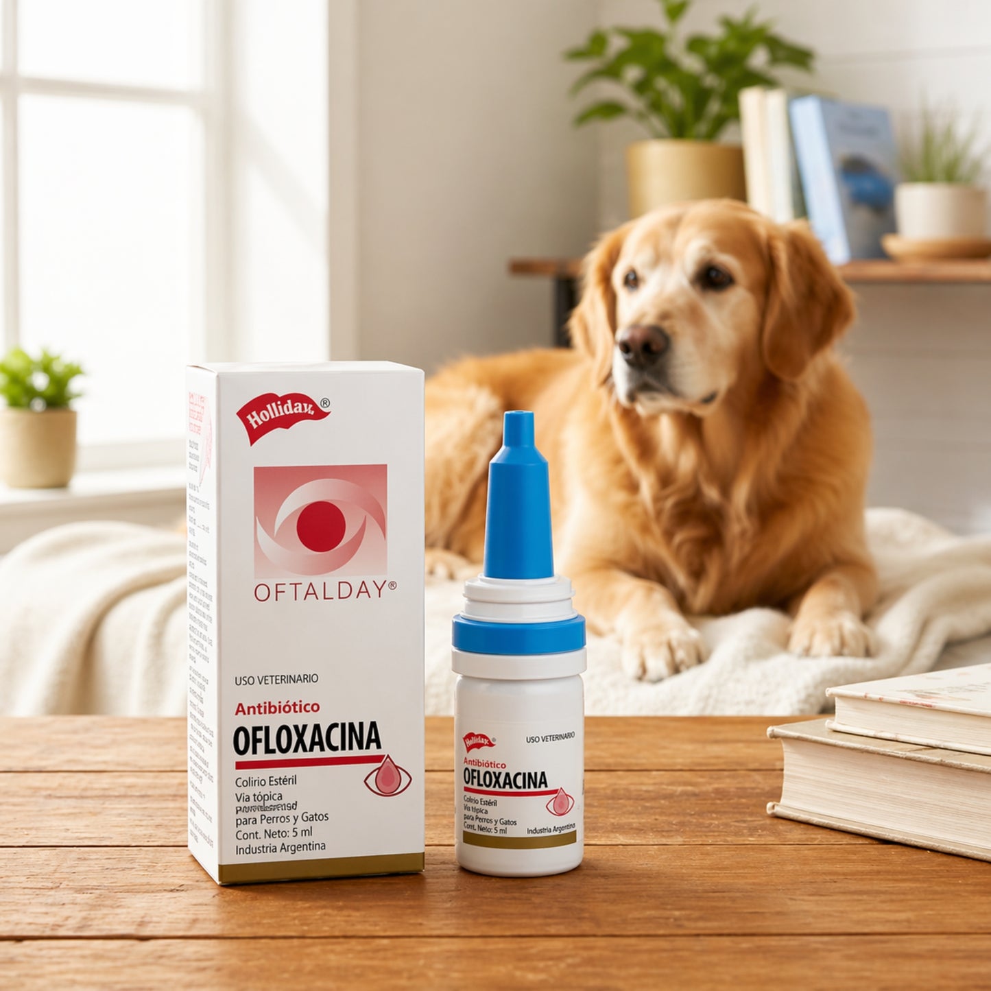 Ofloxacina 5 ml – Colirio Antibiótico Oftálmico para Perros y Gatos - Cosmos