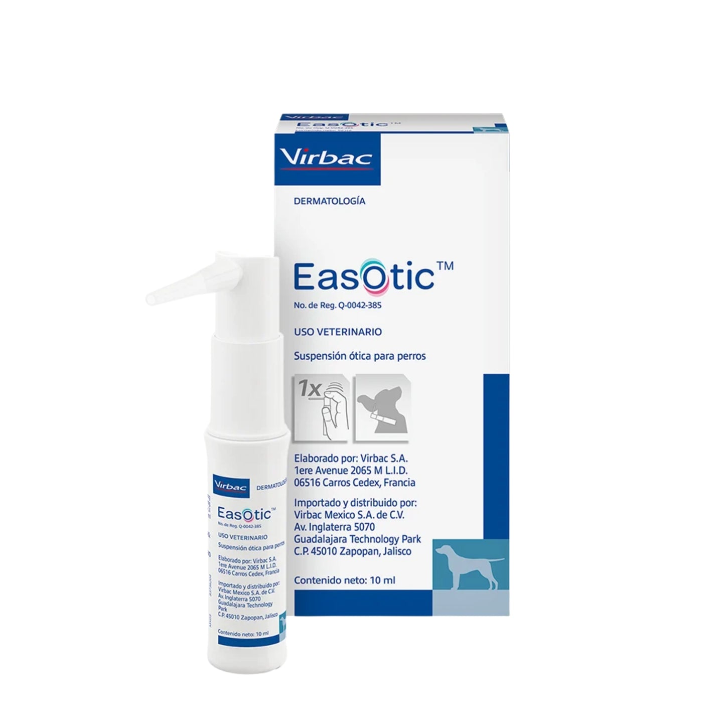 Easotic Virbac 10 mL – Tratamiento de Otitis en Perros