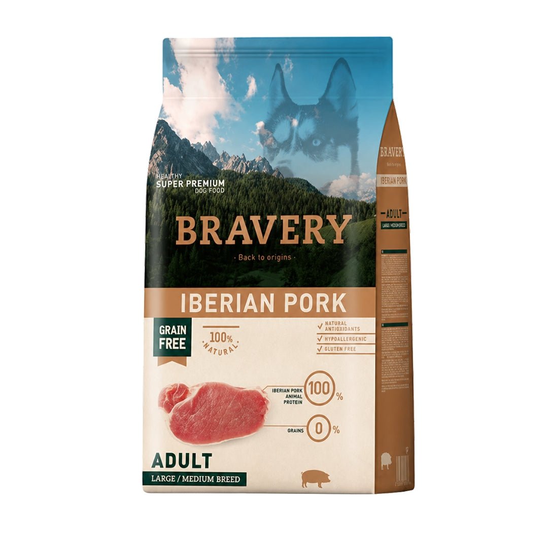 BRAVERY Cerdo Ibérico Adulto Razas Medianas y Grandes - Cosmos