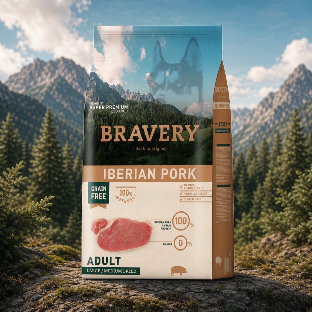 BRAVERY Cerdo Ibérico Adulto Razas Medianas y Grandes - Cosmos