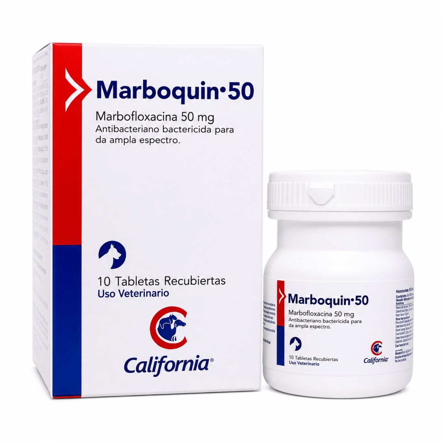 Marboquin Tabletas para Perros y Gatos | Marbofloxacina California - Cosmos