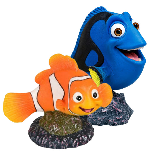 Adorno de Resina – Nemo y Dory para Pecera - COSMOS