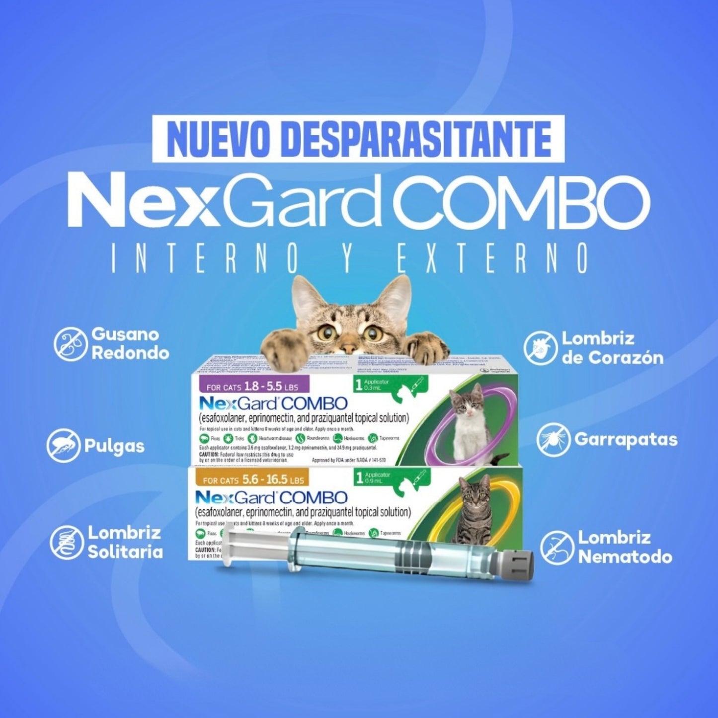 NEXGARD® COMBO – Protección Total para Gatos