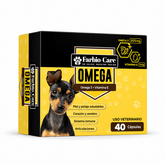 Farbio-Care Omega 3 + Vitamina E | Perros y Gatos - Cosmos
