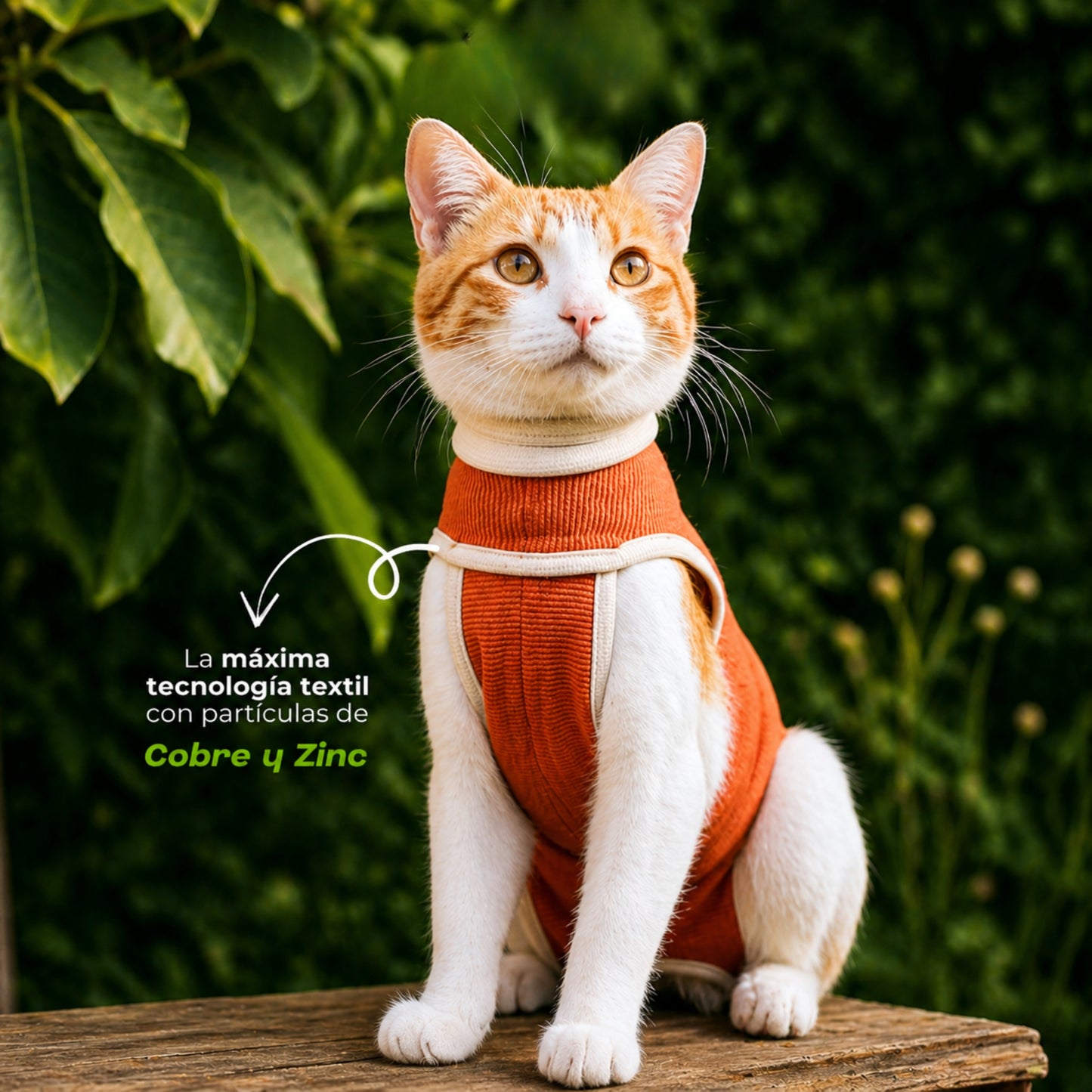 Faja Postquirúrgica para Mascotas – Body Antibacteriano con Cobre y Zinc - Cosmos
