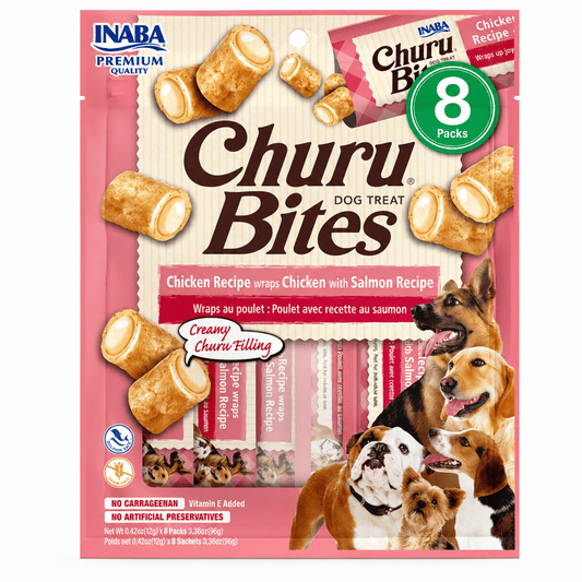 Churu Bites Pollo con Salmón para Perros - Cosmos