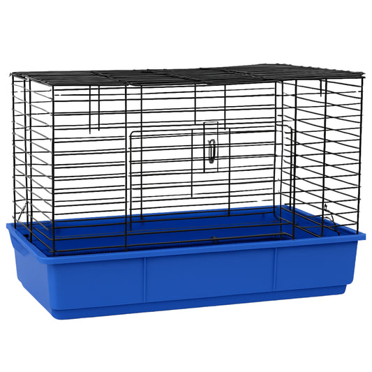 Jaula para Conejo Grande con Bandeja Azul y Rejilla Separadora - COSMOS