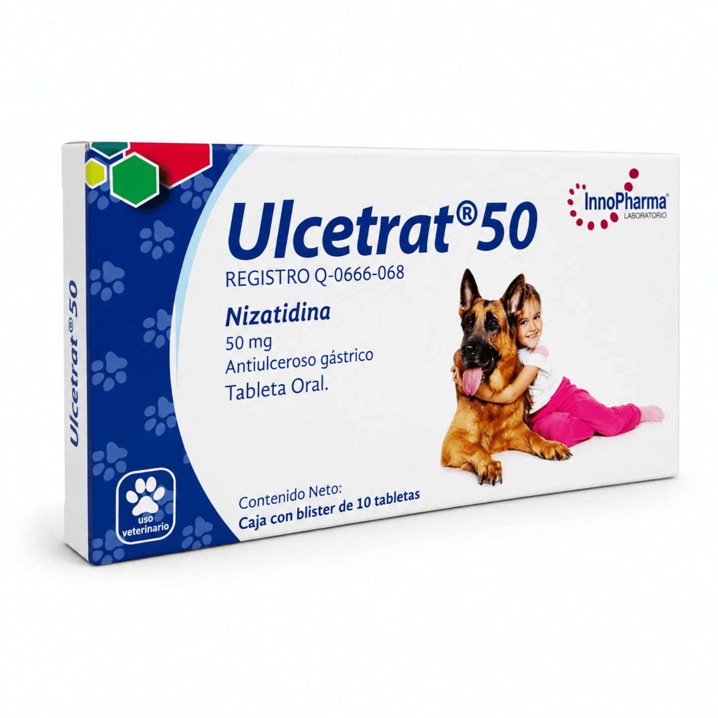 Ulcetrat Nizatidina para Perros y Gatos | 10 mg y 50 mg - Cosmos