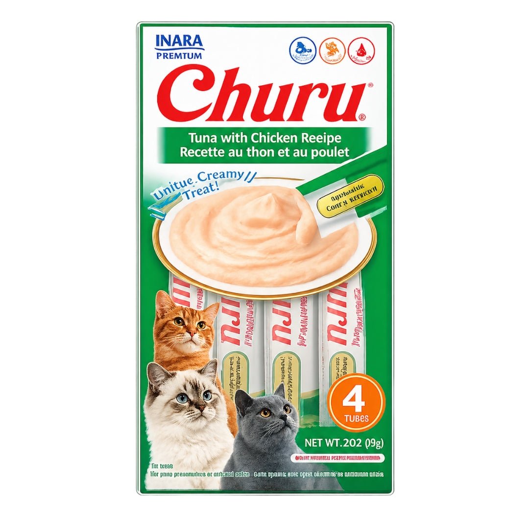 Churu Snack para Gatos – Pack de 4 (4 x 14 g) - Cosmos