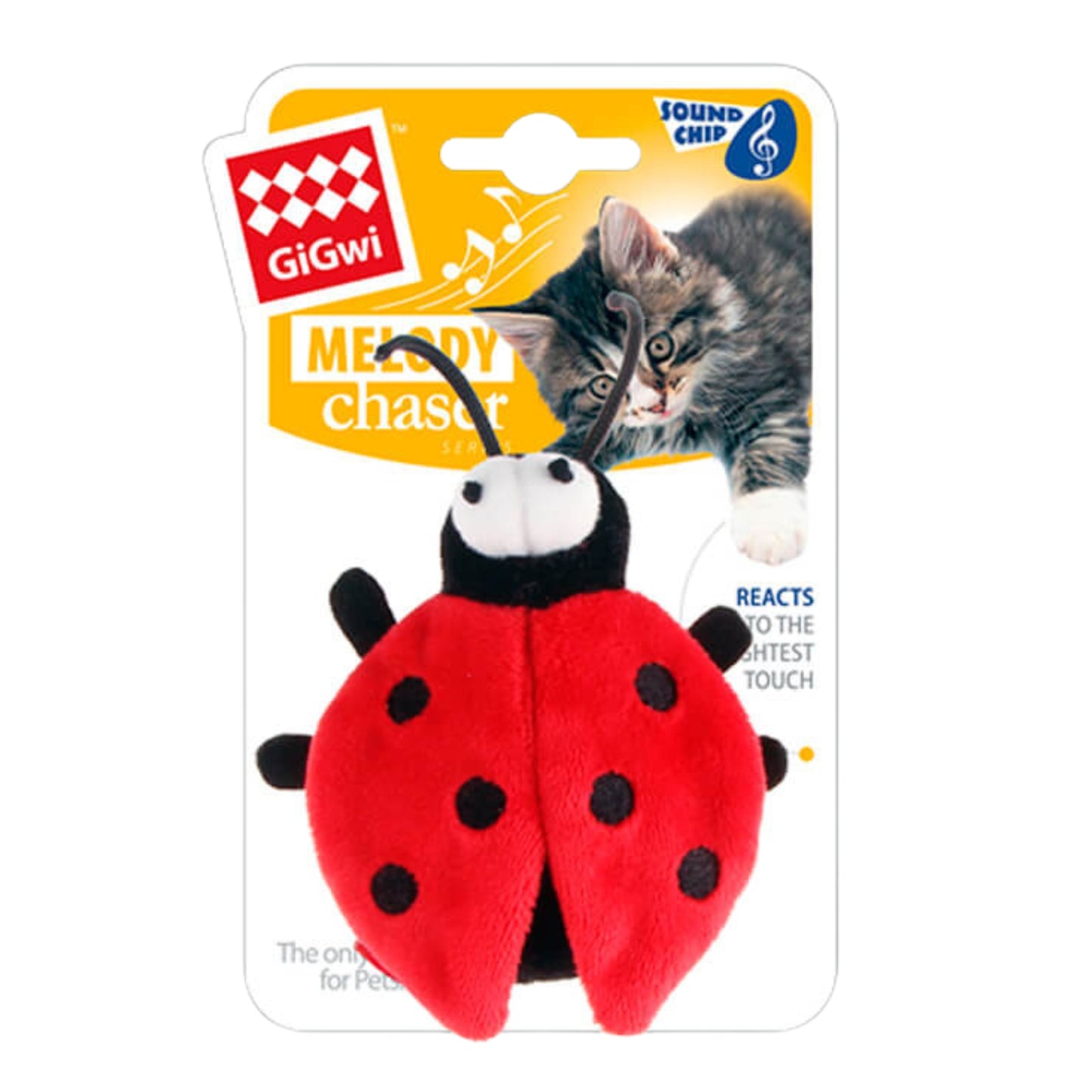 Juguete GIGWI Melody Chaser & Shining Friendz – Insectos Interactivos - COSMOS