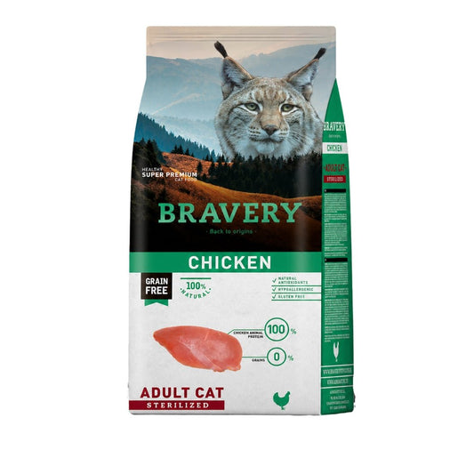 BRAVERY Pollo Adulto Cat Sterilized - Cosmos