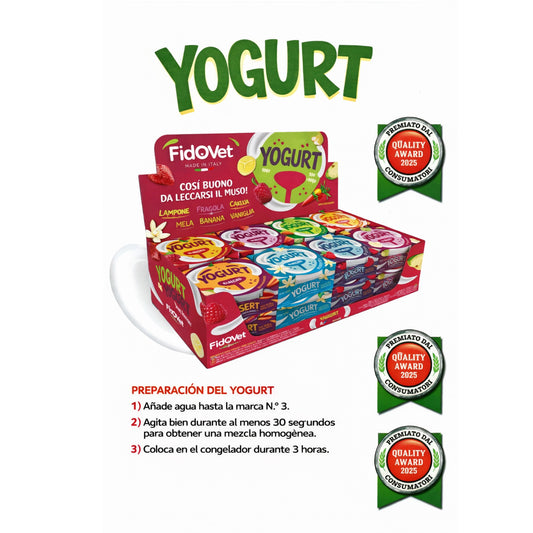 Fidovet Yogurt Italiano para perros 25g - Cosmos