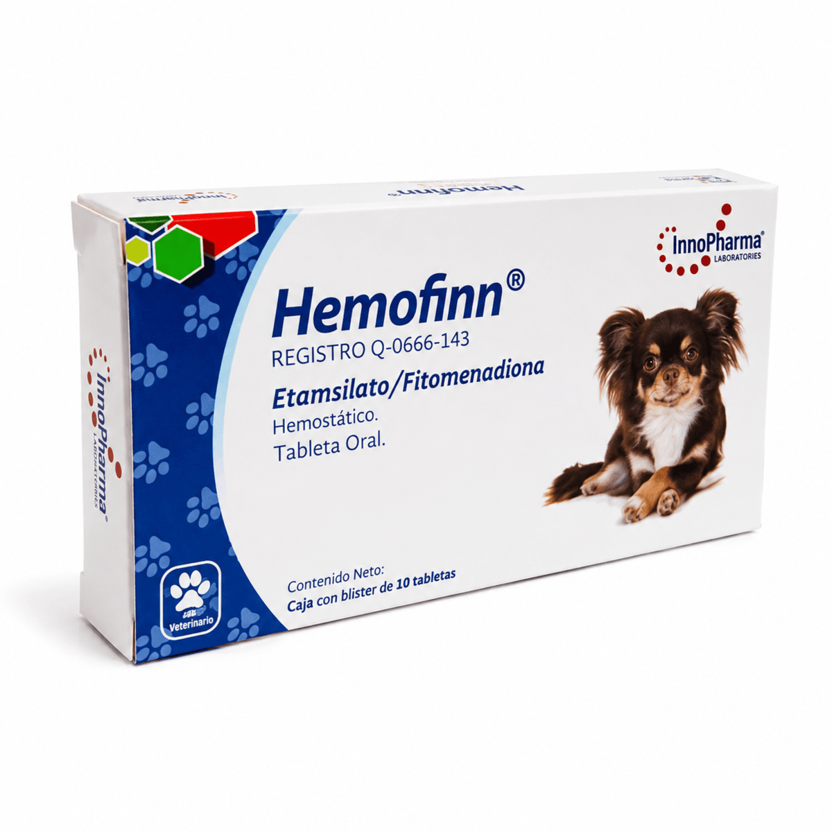Hemofinn Hemostático Oral para Perros | InnoPharma - Cosmos