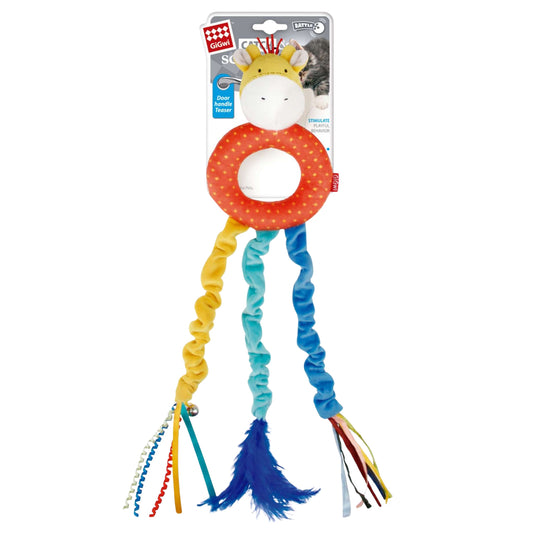 Juguete GIGWI Door Hanger Teaser – Variantes Jirafa y León - COSMOS