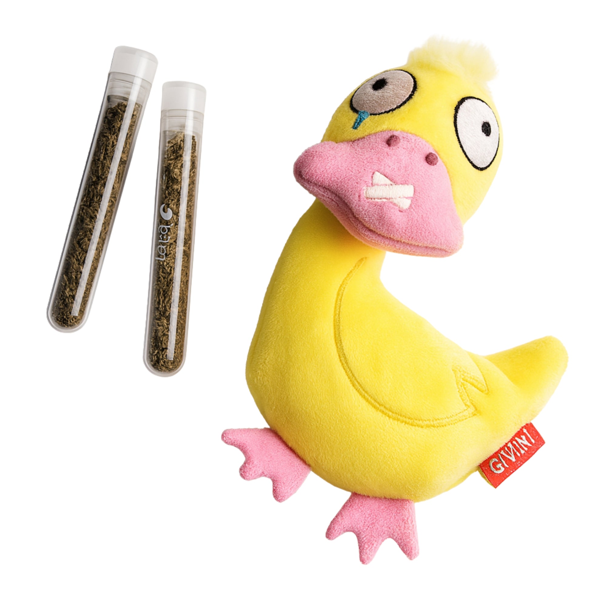Juguete GIGWI Refillable Catnip – Pato de Peluche - COSMOS