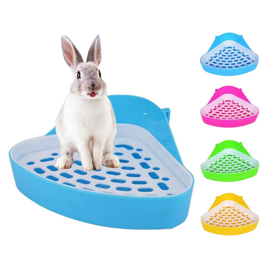 Urinario para Conejos y Mascotas Pequeñas – Plástico Resistente - COSMOS
