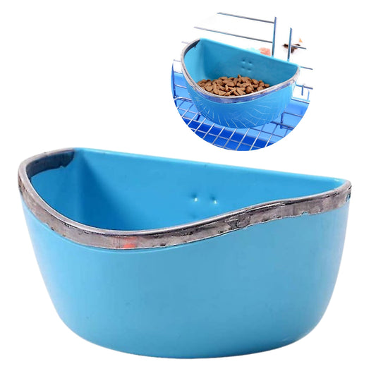 Tazón de Comida y Agua para Conejos y Animales Pequeños – Antimordidas y Fácil de Instalar - COSMOS
