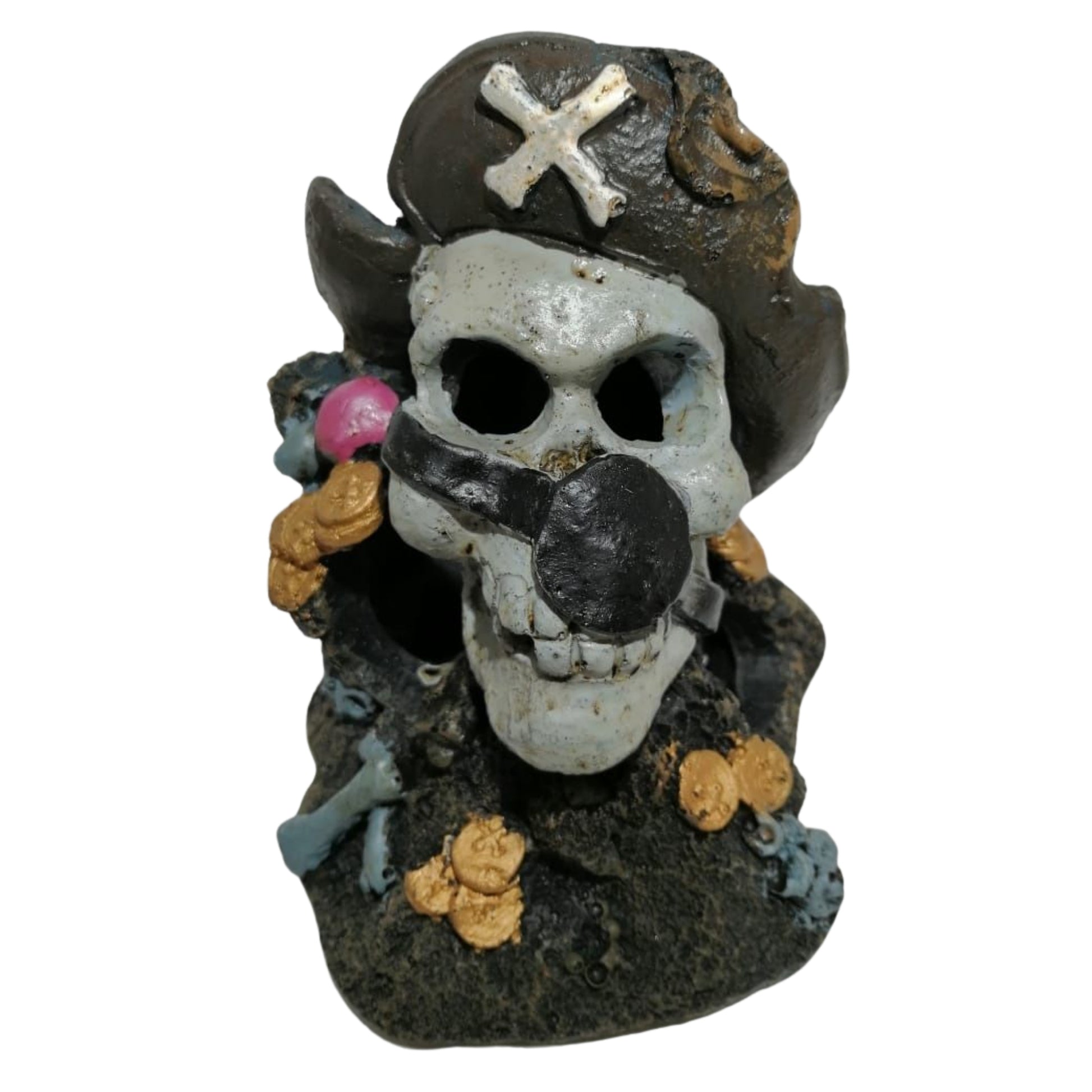 Adorno de Resina – Calavera Pirata Mágica - COSMOS