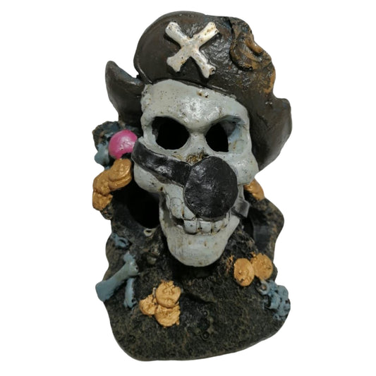 Adorno de Resina – Calavera Pirata Mágica - COSMOS